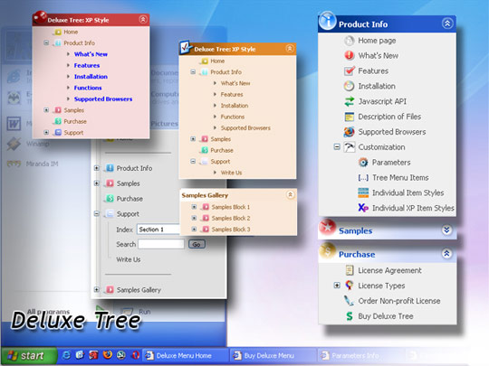 Objet Treeview Javascript Menu Tree Java