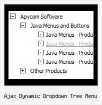 Ajax Dynamic Dropdown Tree Menu Tree Collapsible Menus