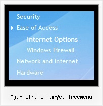 Ajax Iframe Target Treemenu Popup Menu Tree Tutorial