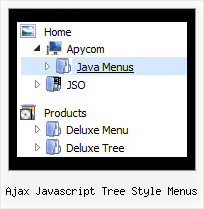 Ajax Javascript Tree Style Menus Script Tree Menu