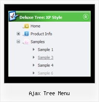 Ajax Tree Menu Tree Dynamic Menu Sample