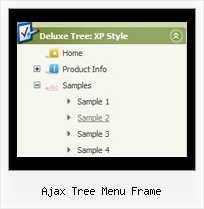 Ajax Tree Menu Frame Tree Vertical Popup Menu Cool