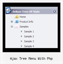 Ajax Tree Menu With Php Tree Menu Submenu Expand