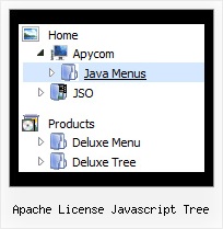 Apache License Javascript Tree Expandable Tree Menu