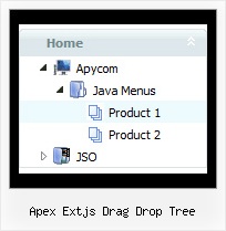 Apex Extjs Drag Drop Tree Menu Tree Scroll