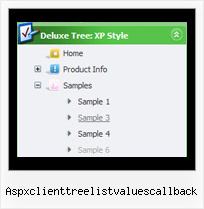 Aspxclienttreelistvaluescallback Top Menu Tree Source
