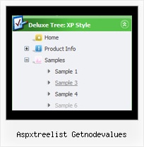 Aspxtreelist Getnodevalues Tree File Example