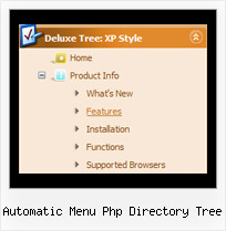 Automatic Menu Php Directory Tree Script Menu Tree