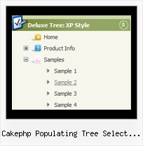 Cakephp Populating Tree Select Boxes Tree View Menu Maker