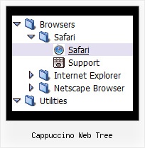 Cappuccino Web Tree Tree Sliding Layers