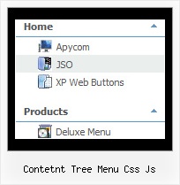 Contetnt Tree Menu Css Js Web Javascript Tree