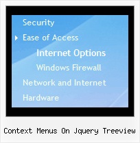 Windows Style Menu Tree Context Menus On Jquery Treeview Context Menus On Jquery Treeview Tree Dhtml Absolute Position