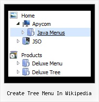 Create Tree Menu In Wikipedia Tree Horizontal Tree Menu