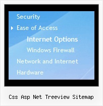 Css Asp Net Treeview Sitemap Tree Icon Menu Bar