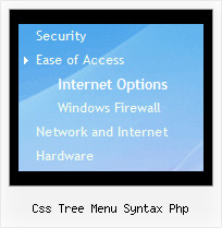 Css Tree Menu Syntax Php Java Script Tree