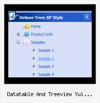 Datatable And Treeview Yui Together Toggle Menu Tree