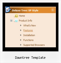 Dawntree Template Flyout Tree Menu