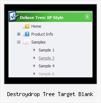 Destroydrop Tree Target Blank Menu Tree For Frames Page