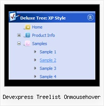 Devexpress Treelist Onmousehover Tree Windows Menu