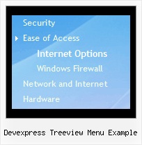 Devexpress Treeview Menu Example Tree Menubar Submenu Dinamic