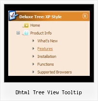 Dhtml Tree View Tooltip Foldout Menu And Tree