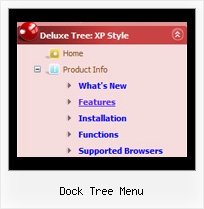 Dock Tree Menu Sliding Menu Systems Tree