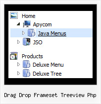 Drag Drop Frameset Treeview Php Tree Collapse Menu Example