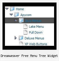 Dreamweaver Free Menu Tree Widget Tree Slide Menu Drop Down