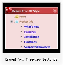 Drupal Yui Treeview Settings Menus Tree