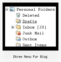 Dtree Menu For Blog Cascading Menu Example Tree