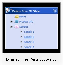 Dynamic Tree Menu Option Selection Form Tree Menu Expand