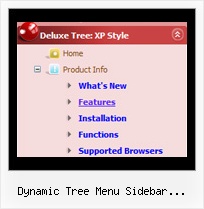 Dynamic Tree Menu Sidebar Javascript Php Tree Cascading Menu With Arrows