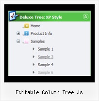 Editable Column Tree Js Tree Pull Down Menu Example