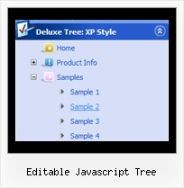 Editable Javascript Tree Tree Folding Menu