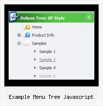 Example Menu Tree Javascript Dhtml Tree Dropdown