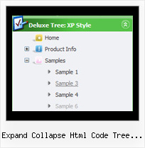 Expand Collapse Html Code Tree View Menubar Tree