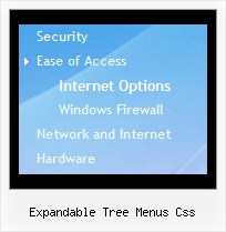 Expandable Tree Menus Css Horizontal Menu Example Tree