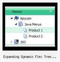 Expanding Dynamic Flex Tree Control Examples Tree Collapsible Drop Down Menus