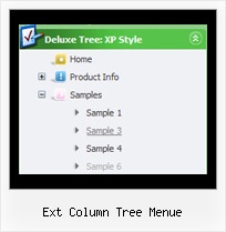 Ext Column Tree Menue Create Tree Horizontal Menu