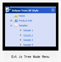 Ext Js Tree Node Menu Dynamic Scroll Menu Tree