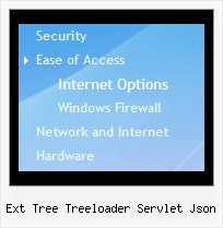 Ext Tree Treeloader Servlet Json Tree Horizontal Menu Submenu