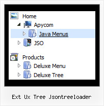 Ext Ux Tree Jsontreeloader Tree Menu Dynamique