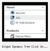 Extgwt Dynamic Tree Click On Treeitem Tree Cascading Menu Fade