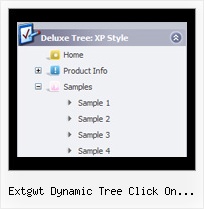 Extgwt Dynamic Tree Click On Treeitem Cross Frame Tree Menu