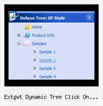 Extgwt Dynamic Tree Click On Treeitem Transparent Frame Tree