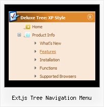 Extjs Tree Navigation Menu Menu Tree Example