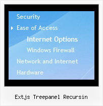 Extjs Treepanel Recursin Menu Slide En Tree