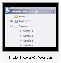 Extjs Treepanel Recursin Tree Menu And Submenu