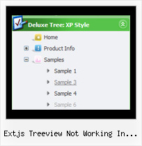 Extjs Treeview Not Working In Netscape Menu Drop Down Tree