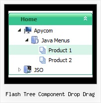 Flash Tree Component Drop Drag Tree View Menu Maker